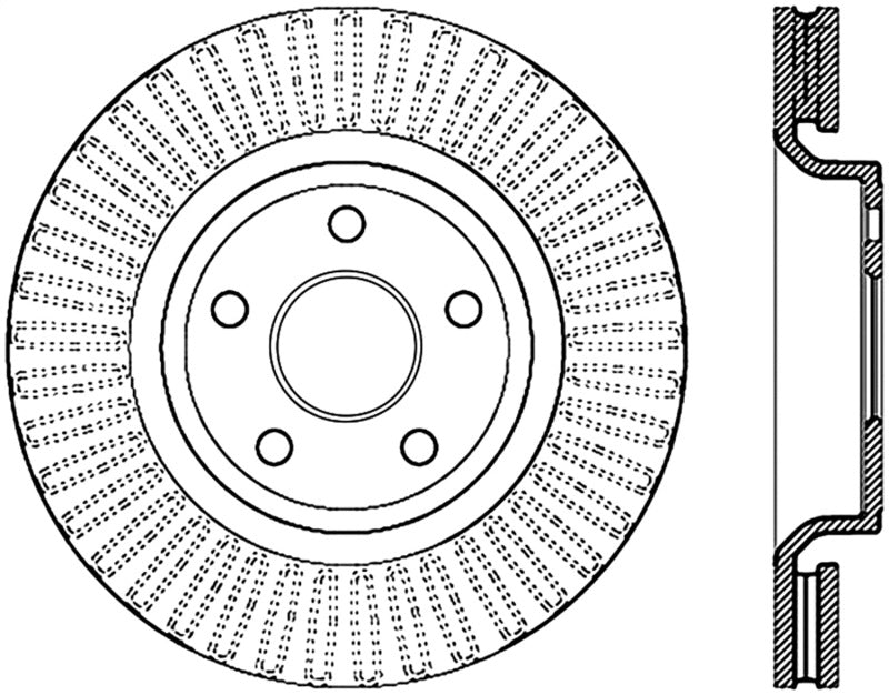 StopTech Drilled Sport Brake Rotor 11-17 Jeep Grand Cherokee (Excluding SRT8) StopTech Drilled Sport Brake Rotor 11-17 Jeep Grand Cherokee (Excluding SRT8)