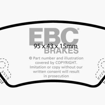 EBC 08-09 Saturn Astra 1.8 Greenstuff Rear Brake Pads