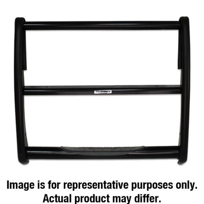 Go Rhino 07-13 Chevrolet Silverado 1500 3000 Series StepGuard - Black (Center Grille Guard Only)