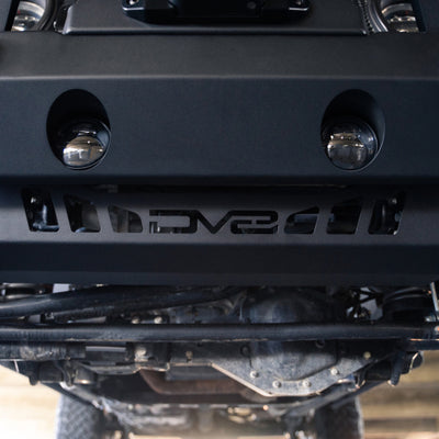 DV8 Offroad 18-23 Jeep Wrangler JL/JT Front Bumper Sway-Bar Disconnect Motor Skid Plate