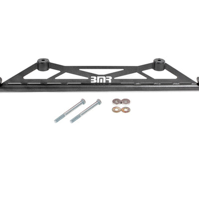 BMR 16-17 6th Gen Camaro Rear Of Rear Cradle Brace - Black Hammertone