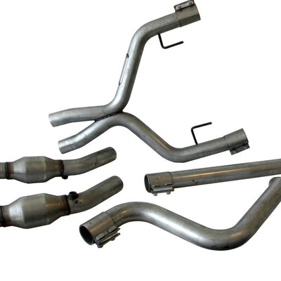 BBK 05-09 Mustang 4.0 V6 True Dual Cat Back Exhaust Conversion Kit With X pipe