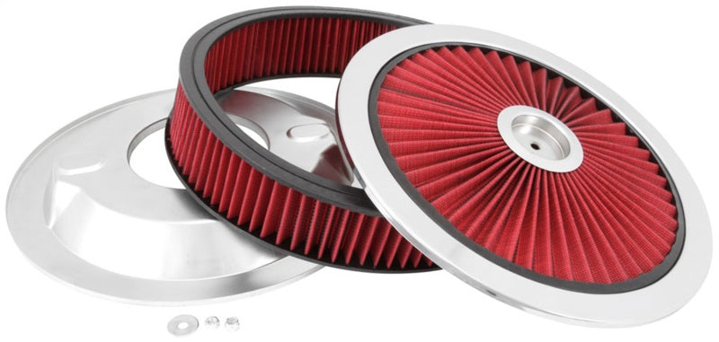 Spectre ExtraFlow HPR Air Cleaner Assembly 14in. x 3in. - Red Spectre ExtraFlow HPR Air Cleaner Assembly 14in. x 3in. - Red