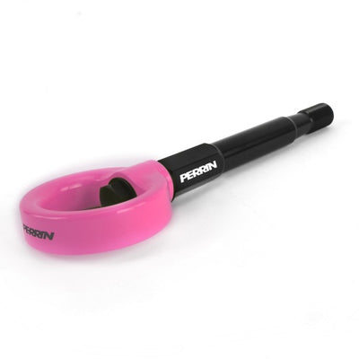 Perrin 14-19 Subaru Forester/Ascent Tow Hook Kit (Rear) - Hyper Pink