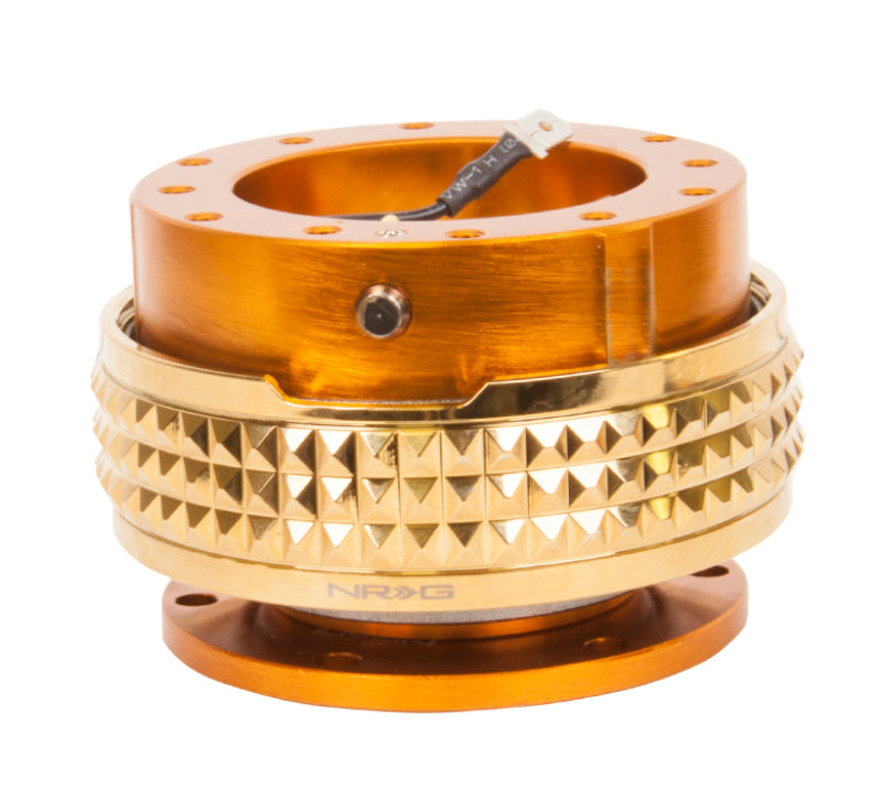 NRG Quick Release Kit - Pyramid Edition - Rose Gold Body / Chrome Gold Pyramid Ring NRG Quick Release Kit - Pyramid Edition - Rose Gold Body / Chrome Gold Pyramid Ring