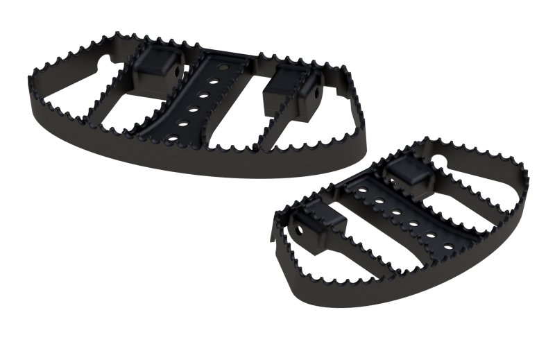 Burly Brand MX Passenger Boards - Black Burly Brand MX Passenger Boards - Black