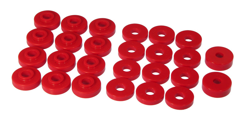 Prothane 67-73 Jeepster Commando Body Mount - Red Prothane 67-73 Jeepster Commando Body Mount - Red