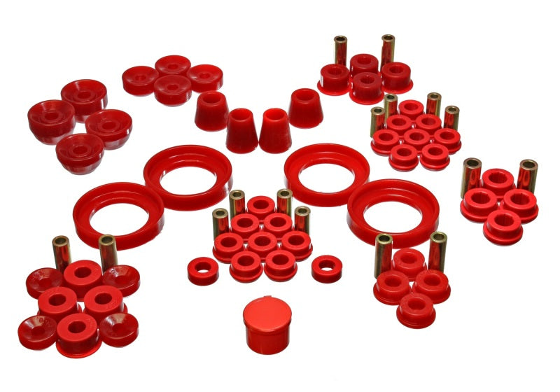 Energy Suspension 92-96 Honda Prelude Red Hyper-Flex Master Bushing Set Energy Suspension 92-96 Honda Prelude Red Hyper-Flex Master Bushing Set