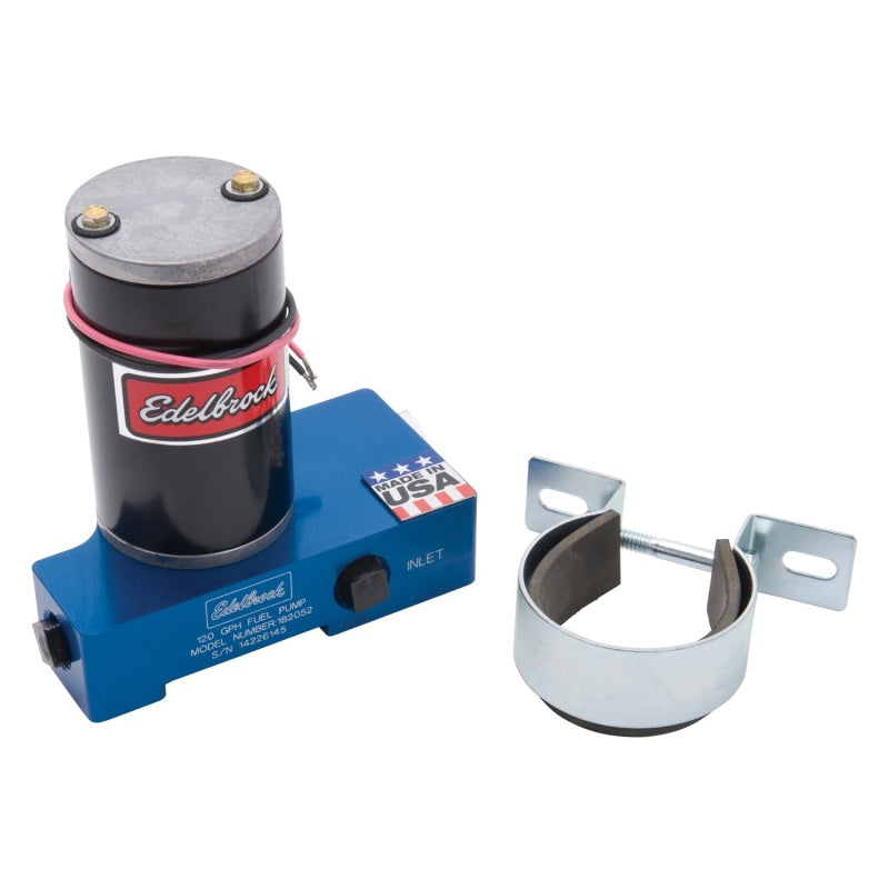 Edelbrock Fuel Pump Electric Quiet-Flo Carbureted 120GPH 3/8In In 3/8In Out 120 GPH Blue Edelbrock Fuel Pump Electric Quiet-Flo Carbureted 120GPH 3/8In In 3/8In Out 120 GPH Blue