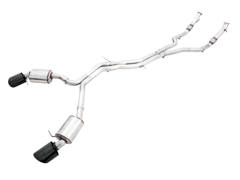 AWE Tuning Audi B9 RS 5 Sportback Touring Edition Exhaust-Non Resonated- Diamond Black RS Style Tips AWE Tuning Audi B9 RS 5 Sportback Touring Edition Exhaust-Non Resonated- Diamond Black RS Style Tips