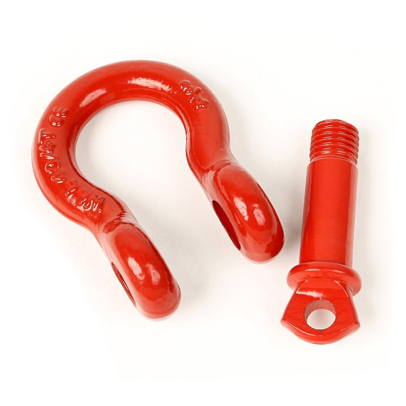 Rugged Ridge Red 3/4in D-Shackles Rugged Ridge Red 3/4in D-Shackles