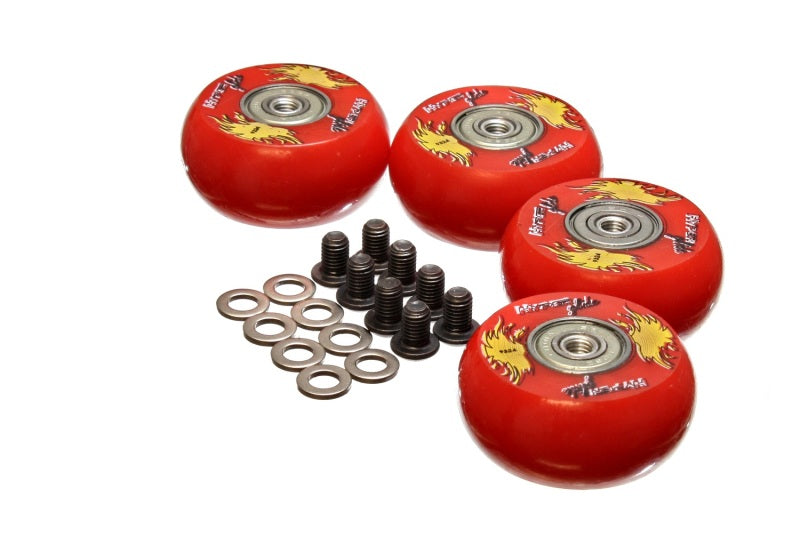 Energy Suspension 2in /50 Mm Wheel (4 Ea) - Red Energy Suspension 2in /50 Mm Wheel (4 Ea) - Red