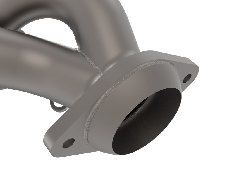 aFe Twisted Steel Shorty Header 11-17 Ford Mustang V6-3.7L - Titanium Coat Finish aFe Twisted Steel Shorty Header 11-17 Ford Mustang V6-3.7L - Titanium Coat Finish