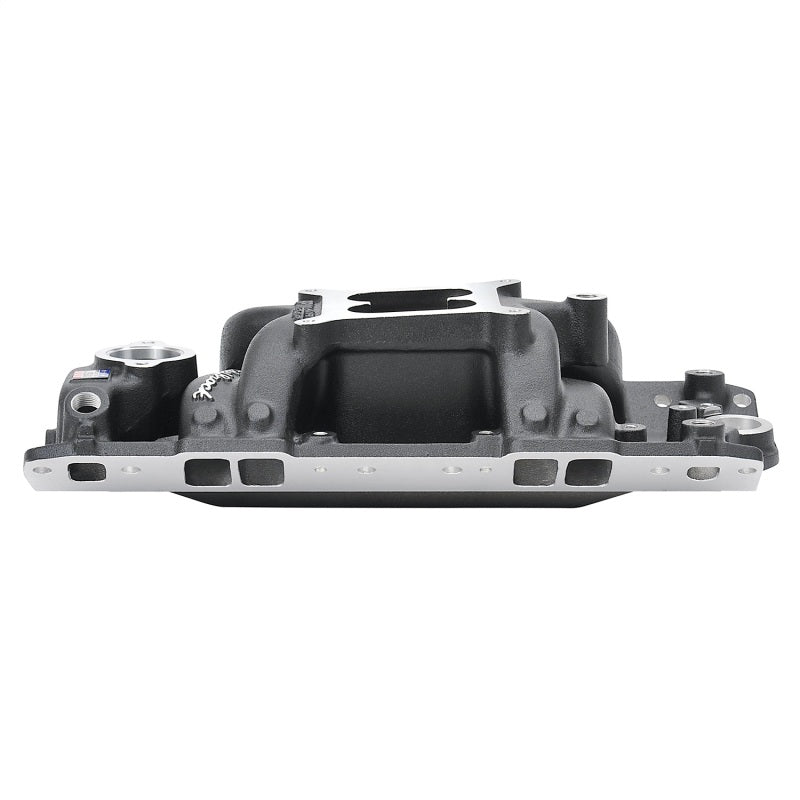 Edelbrock Intake Manifold RPM Air-Gap Small-Block Chevy 262-400 Black Edelbrock Intake Manifold RPM Air-Gap Small-Block Chevy 262-400 Black