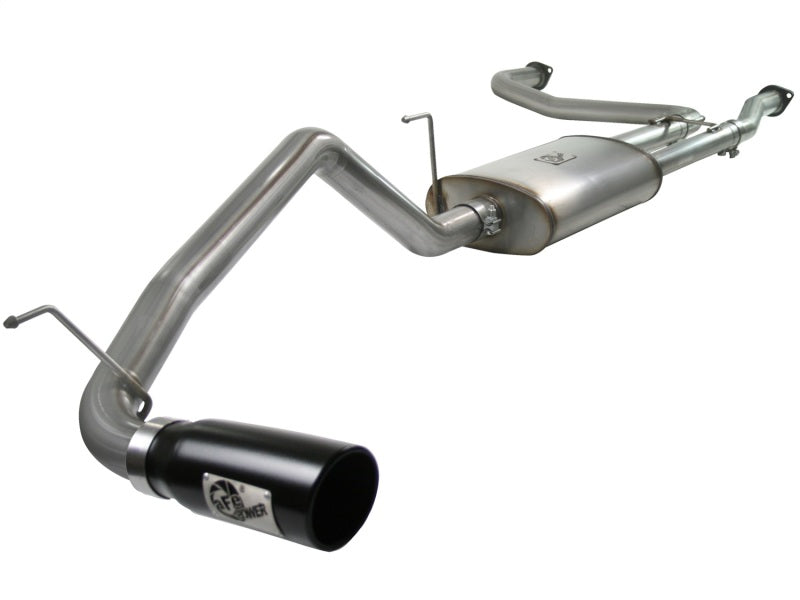 aFe MACHForce XP Exhaust Cat-Back 2.5/3in SS-409 w/ Black Tip 04-12 Nissan Titan V8 5.6L aFe MACHForce XP Exhaust Cat-Back 2.5/3in SS-409 w/ Black Tip 04-12 Nissan Titan V8 5.6L