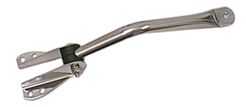 Rugged Ridge 55-86 Jeep CJ Stainless Steel Left Mirror Arm & Bracket Rugged Ridge 55-86 Jeep CJ Stainless Steel Left Mirror Arm & Bracket