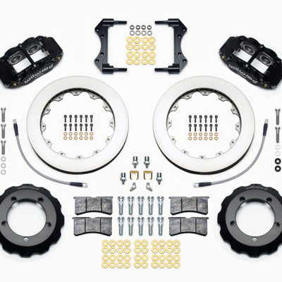 Wilwood Narrow Superlite 4R Front Hat Kit 12.88in 76-77 Ford Bronco Dana 44 w/Lines