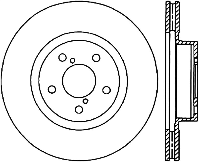 StopTech Power Slot 05-08 STi (5x114.3) CRYO Front Right Rotor StopTech Power Slot 05-08 STi (5x114.3) CRYO Front Right Rotor