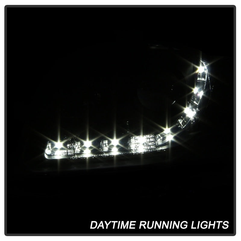 Spyder Audi A4 06-08 Projector Headlights Halogen Model Only - DRL Black PRO-YD-AA405-DRL-BK Spyder Audi A4 06-08 Projector Headlights Halogen Model Only - DRL Black PRO-YD-AA405-DRL-BK