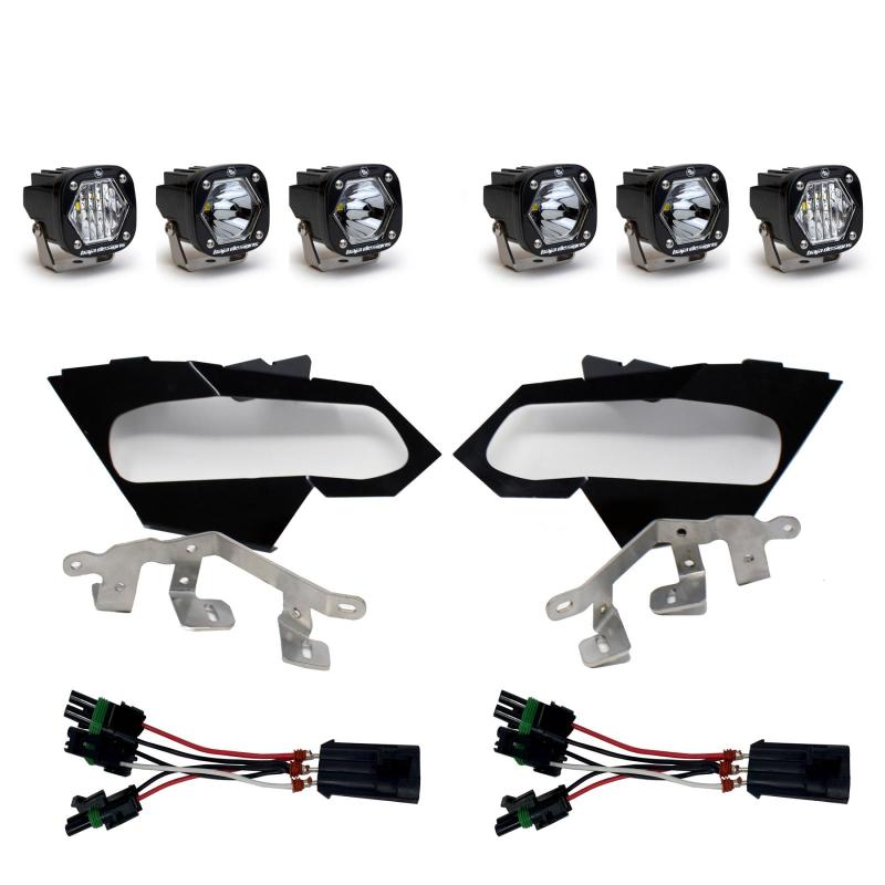 Baja Designs Can-Am X3 Headlight Kit S1 Spot W/C Headlight Kit Baja Designs Can-Am X3 Headlight Kit S1 Spot W/C Headlight Kit