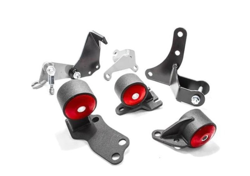 Innovative 88-91 Civic D-Series Black Steel Mounts 75A Bushings (Pre 92 Engine Hydro) Innovative 88-91 Civic D-Series Black Steel Mounts 75A Bushings (Pre 92 Engine Hydro)