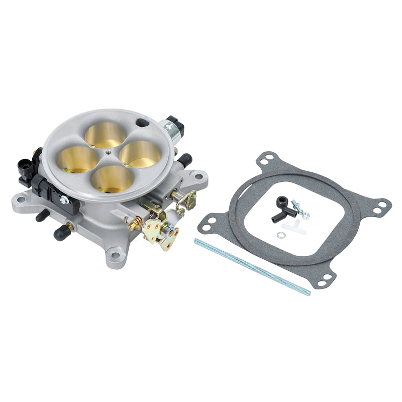 Edelbrock Throttle Body Victor EFI 4-Barrel 4150 Style Flange 1.75In Bores Die Cast Edelbrock Throttle Body Victor EFI 4-Barrel 4150 Style Flange 1.75In Bores Die Cast