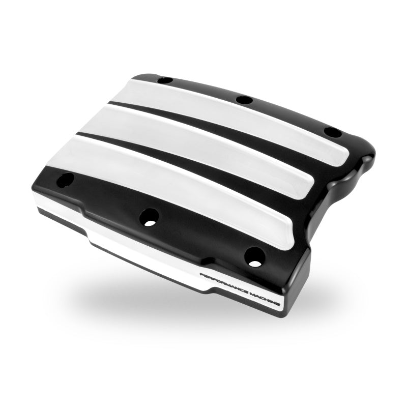 Performance Machine Twin Cam Scallop Rocker Cover - Contrast Cut Platinum Performance Machine Twin Cam Scallop Rocker Cover - Contrast Cut Platinum