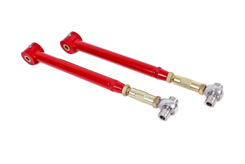 BMR 05-14 S197 Mustang On-Car Adj. Lower Control Arms / Rod End Combo (Polyurethane) - Red BMR 05-14 S197 Mustang On-Car Adj. Lower Control Arms / Rod End Combo (Polyurethane) - Red