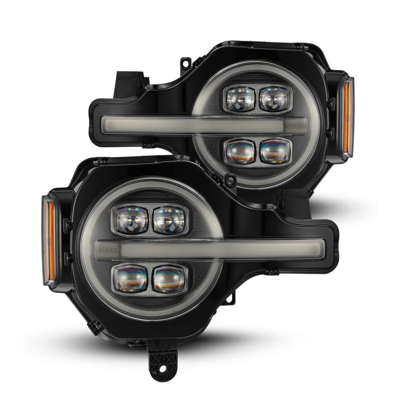 AlphaRex 21-23 Ford Bronco NOVA LED Projector Headlights Black AlphaRex 21-23 Ford Bronco NOVA LED Projector Headlights Black