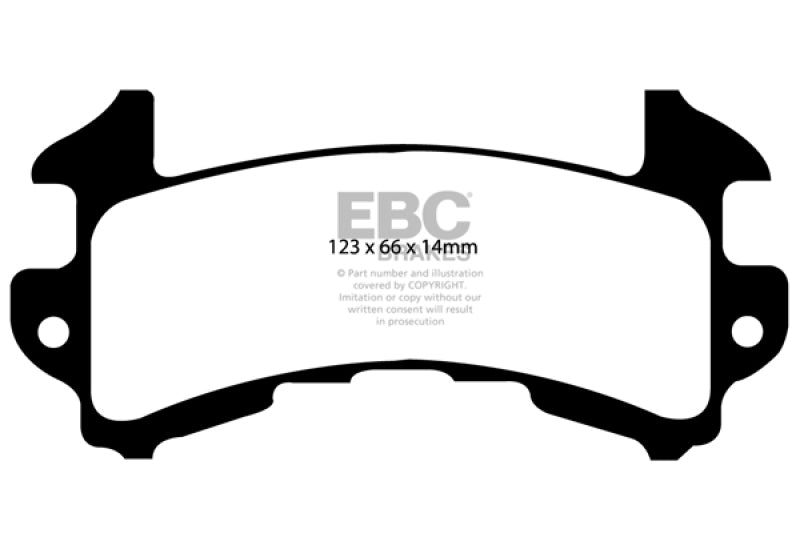 EBC 79-85 Buick Riviera (Fwd) 3.8 Turbo Greenstuff Rear Brake Pads EBC 79-85 Buick Riviera (Fwd) 3.8 Turbo Greenstuff Rear Brake Pads