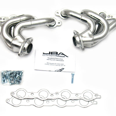 JBA 04-06 Pontiac GTO 5.7/6.0L LS 1-5/8in Primary Silver Ctd Cat4Ward Header