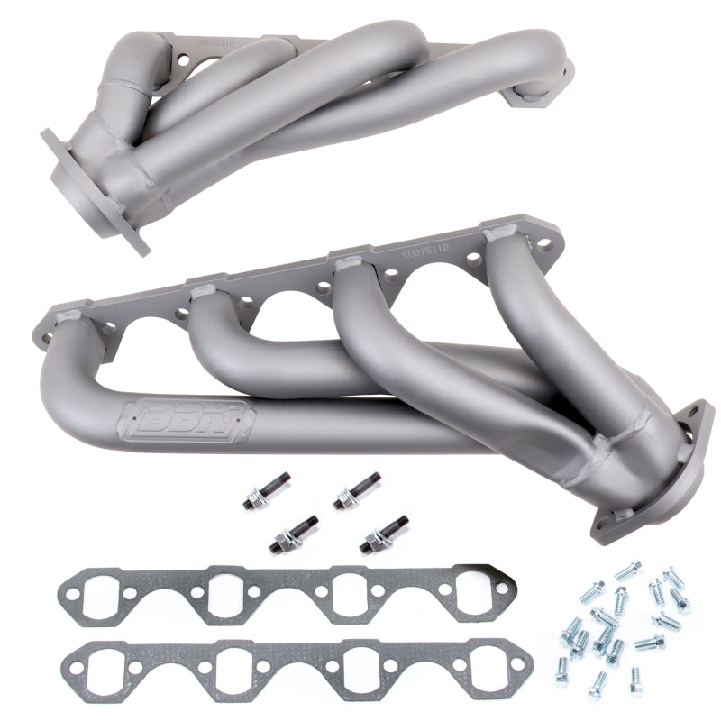 BBK 79-93 Mustang 351 Swap Shorty Unequal Length Exhaust Headers - 1-5/8 Titanium Ceramic BBK 79-93 Mustang 351 Swap Shorty Unequal Length Exhaust Headers - 1-5/8 Titanium Ceramic