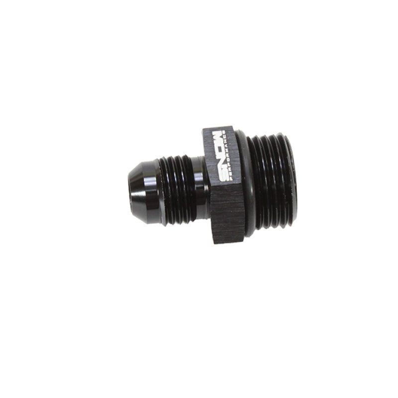 Snow -8 ORB to -6AN Straight Fitting (Black) Snow -8 ORB to -6AN Straight Fitting (Black)