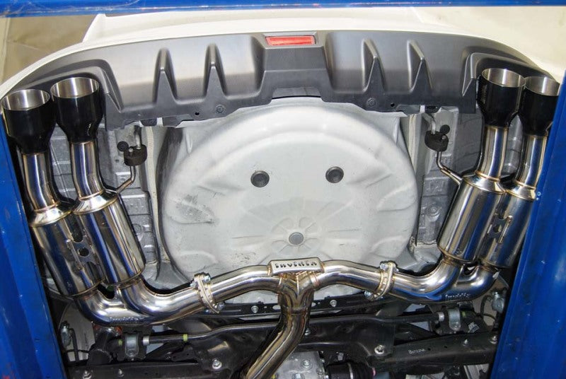 Invidia 2015+ Subaru WRX / STI Gemini/R400 Single Layer Quad Black Tip Cat-Back Exhaust Invidia 2015+ Subaru WRX / STI Gemini/R400 Single Layer Quad Black Tip Cat-Back Exhaust