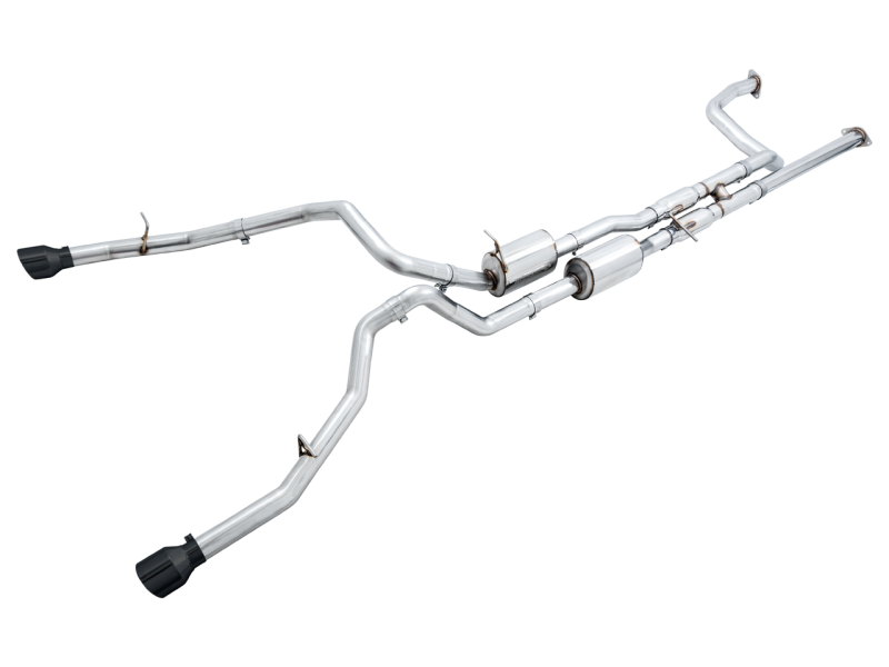 AWE Tuning 2021 RAM 1500 TRX 0FG Cat-Back Exhaust - Diamond Black Tips AWE Tuning 2021 RAM 1500 TRX 0FG Cat-Back Exhaust - Diamond Black Tips