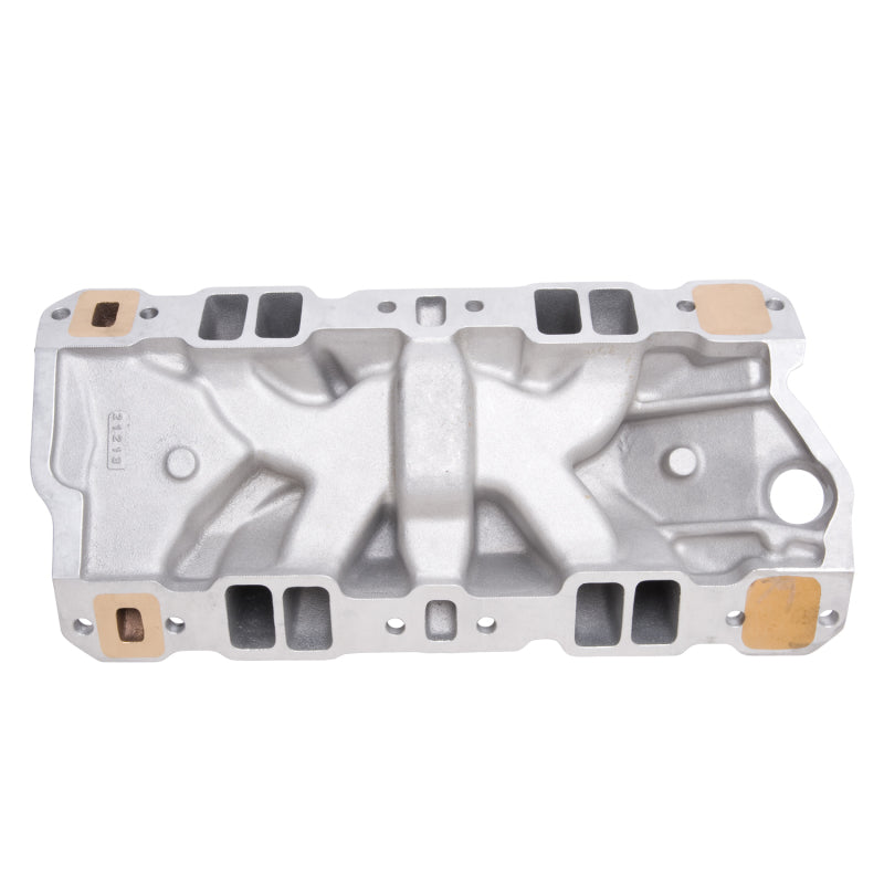 Edelbrock Manifold SBC 23-Degree Marine RPM 1987-1995 w/ Brass Edelbrock Manifold SBC 23-Degree Marine RPM 1987-1995 w/ Brass