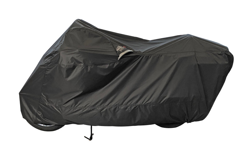 Dowco Touring WeatherAll Plus Ratchet Motorcycle Cover Black - 2XL Dowco Touring WeatherAll Plus Ratchet Motorcycle Cover Black - 2XL