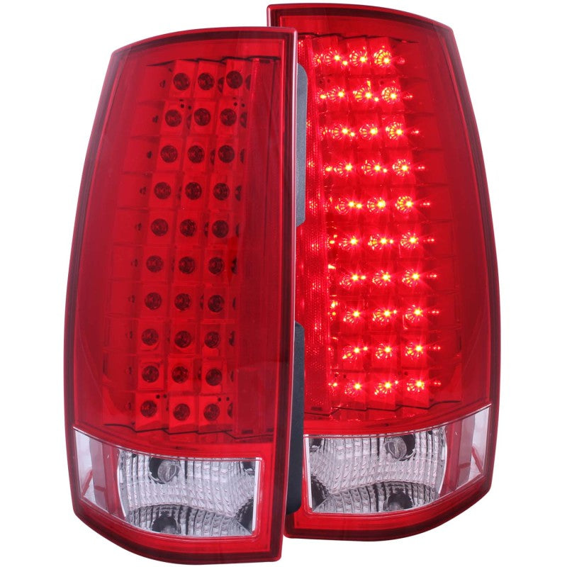 ANZO 2007-2014 Chevrolet Suburban LED Taillights Red/Clear G4 ANZO 2007-2014 Chevrolet Suburban LED Taillights Red/Clear G4