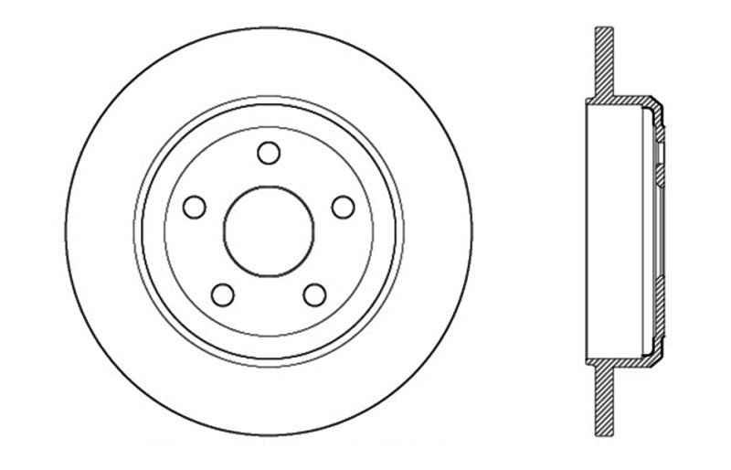 StopTech Drilled Sport Brake Rotor 11-17 Jeep Grand Cherokee (Excludes SRT8) StopTech Drilled Sport Brake Rotor 11-17 Jeep Grand Cherokee (Excludes SRT8)