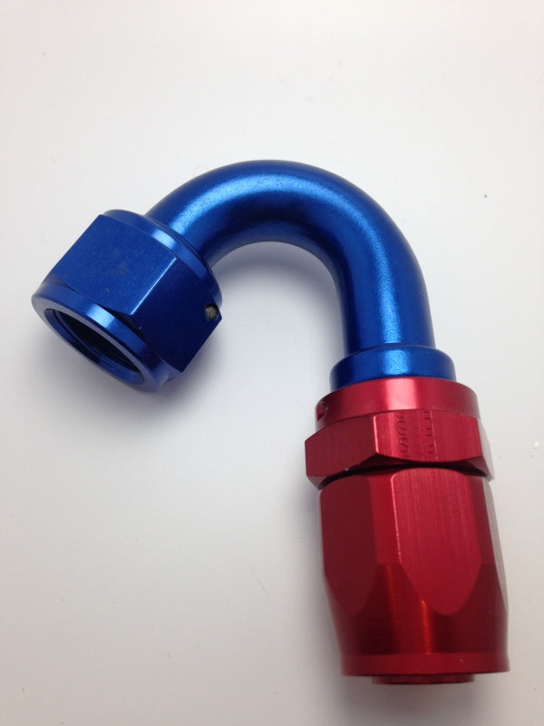 Fragola -10AN Nut x -12AN Hose Reducing Hose End - Blue/Red 150 Degree Fragola -10AN Nut x -12AN Hose Reducing Hose End - Blue/Red 150 Degree