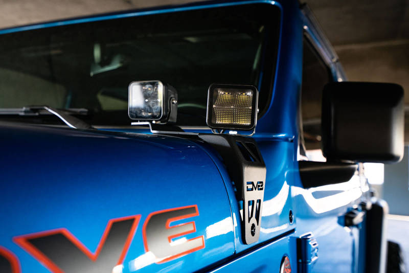 DV8 Offroad 20-22 Jeep JL 392/ Jeep JT Mojave Edition Dual Pod Light Mounts DV8 Offroad 20-22 Jeep JL 392/ Jeep JT Mojave Edition Dual Pod Light Mounts
