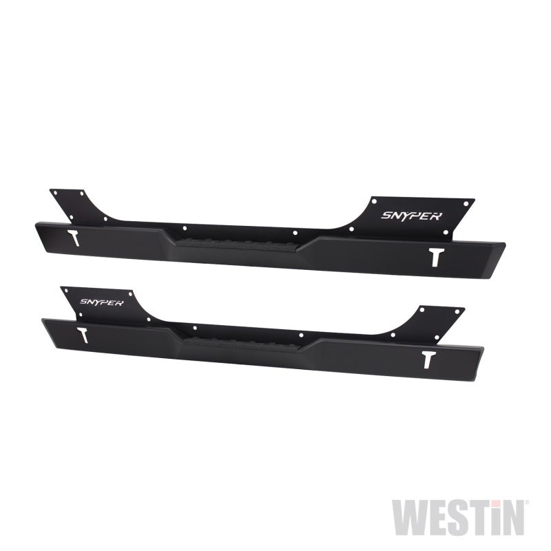 Westin/Snyper 07-17 Jeep Wrangler Rock Slider Steps - Textured Black Westin/Snyper 07-17 Jeep Wrangler Rock Slider Steps - Textured Black