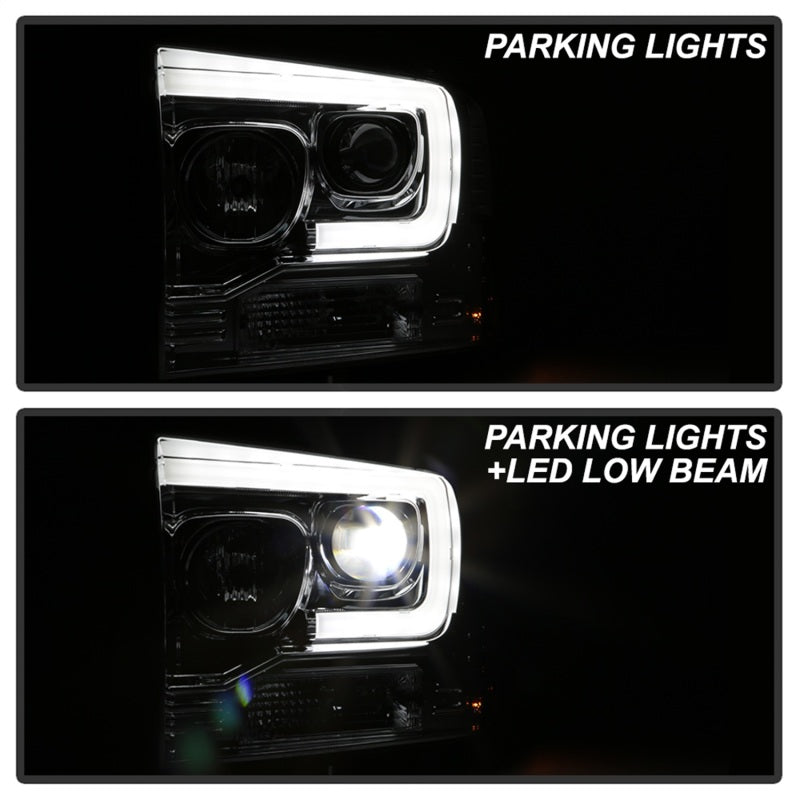 Spyder Platinum Ford F250/350/450 05-07 High-Power LED Module Proj. Headlights-Chrome (PRO-YD-FS05V2 Spyder Platinum Ford F250/350/450 05-07 High-Power LED Module Proj. Headlights-Chrome (PRO-YD-FS05V2