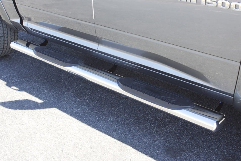Lund 10-17 Dodge Ram 2500 Crew Cab 6in. Oval Straight SS Nerf Bars - Polished Lund 10-17 Dodge Ram 2500 Crew Cab 6in. Oval Straight SS Nerf Bars - Polished