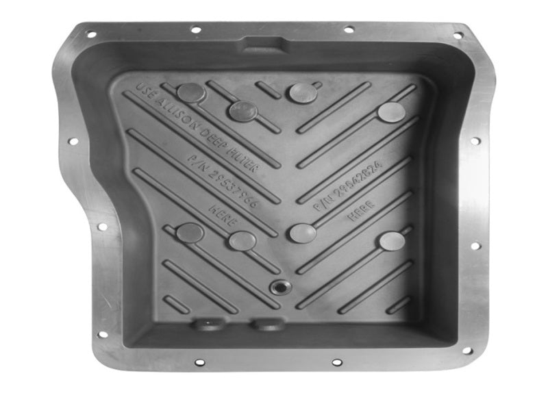 Yukon Gear 07-19 Chevrolet Silverado 2500 HD/3500 HD High-Capacity Aluminum Allison Transmission Pan Yukon Gear 07-19 Chevrolet Silverado 2500 HD/3500 HD High-Capacity Aluminum Allison Transmission Pan