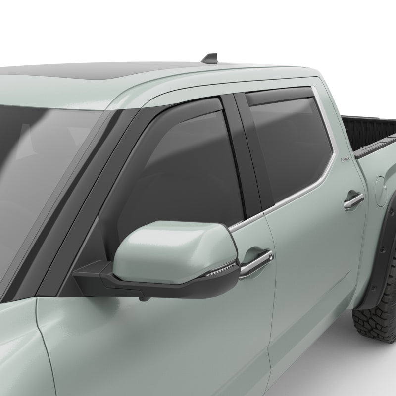EGR 2022+ Toyota Tundra In-Channel Window Visors Front/Rear Set Matte Black EGR 2022+ Toyota Tundra In-Channel Window Visors Front/Rear Set Matte Black