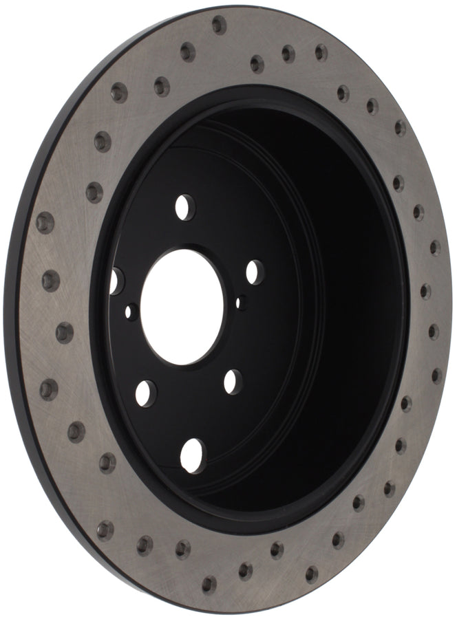 StopTech 08-10 WRX Drilled Right Rear Rotor StopTech 08-10 WRX Drilled Right Rear Rotor