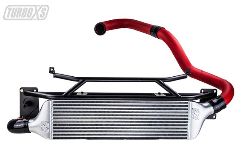 Turbo XS FMIC for 15-16 Subaru WRX - Wrinkle Red Pipes Turbo XS FMIC for 15-16 Subaru WRX - Wrinkle Red Pipes