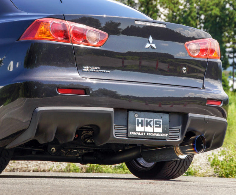 HKS RACING MUFFLER LANCER EVO-X USA HKS RACING MUFFLER LANCER EVO-X USA