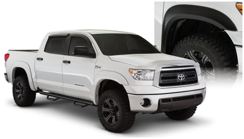 Bushwacker 07-13 Toyota Tundra Fleetside Extend-A-Fender Style Flares 4pc - Black Bushwacker 07-13 Toyota Tundra Fleetside Extend-A-Fender Style Flares 4pc - Black